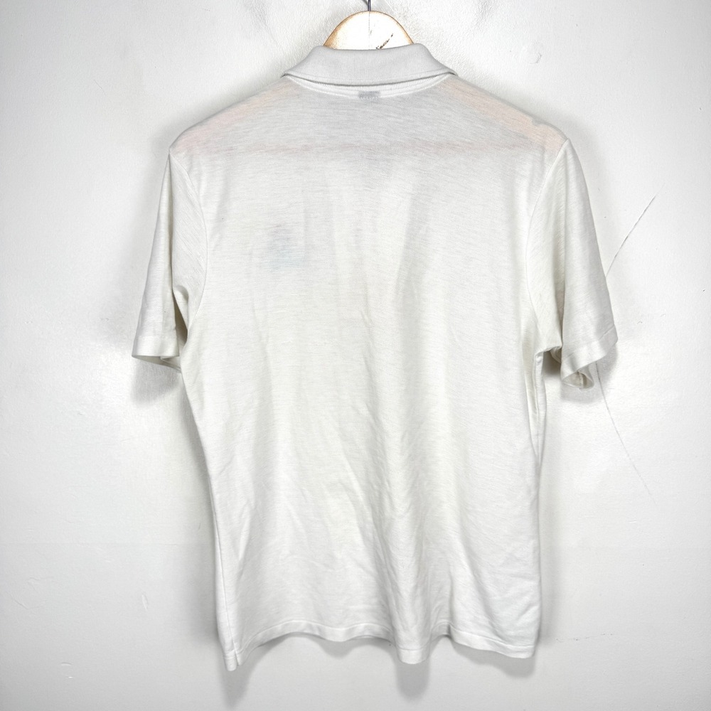 Vintage 1987 Pan Am Games Indianapolis Polo Shirt Men Large White Wicking *READ - Picture 2 of 10